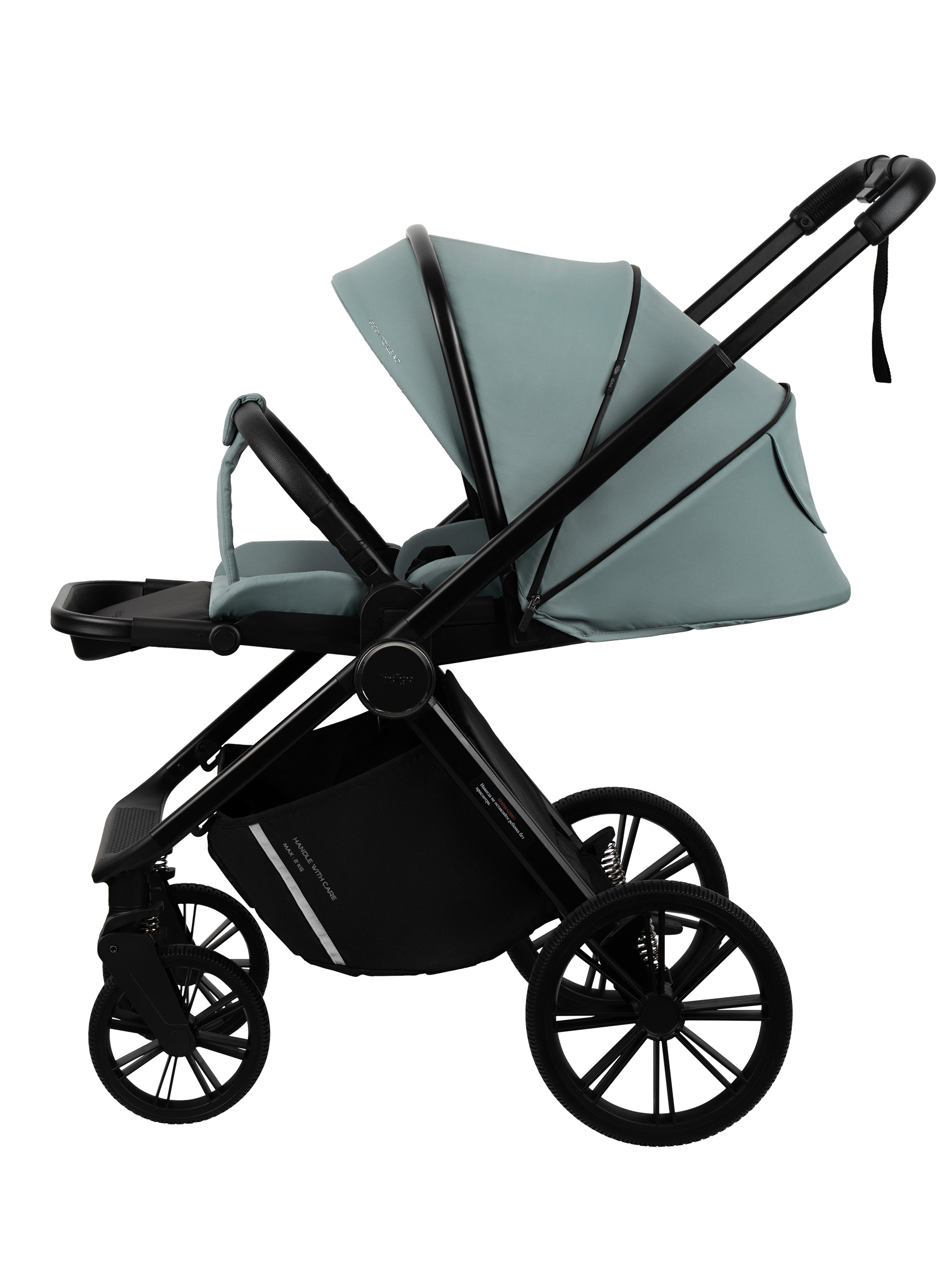 Коляска 3в1 Indigo Sting зеленый - фото 16