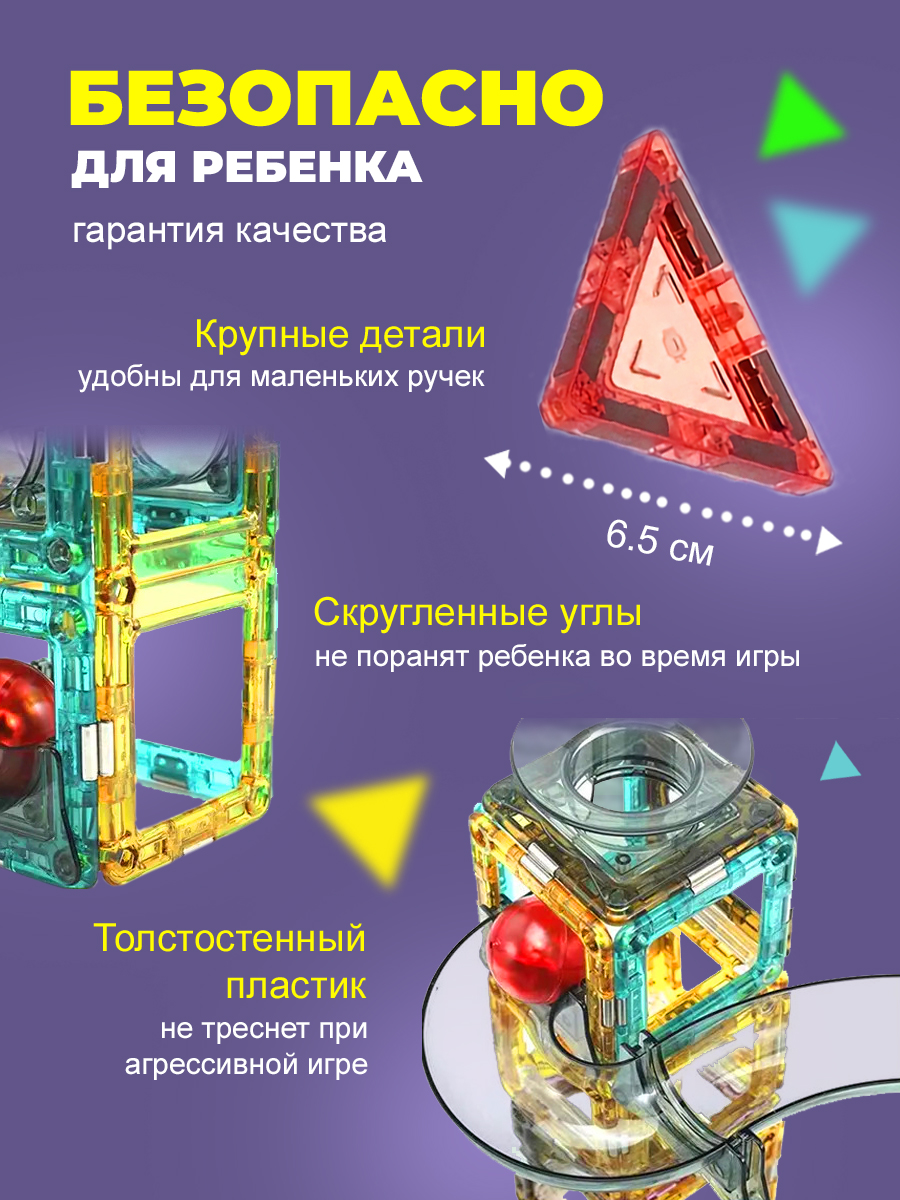 Конструктор ТЕХНО магнитный - фото 4
