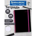 Общая тетрадь Brauberg клетка 80 лист.