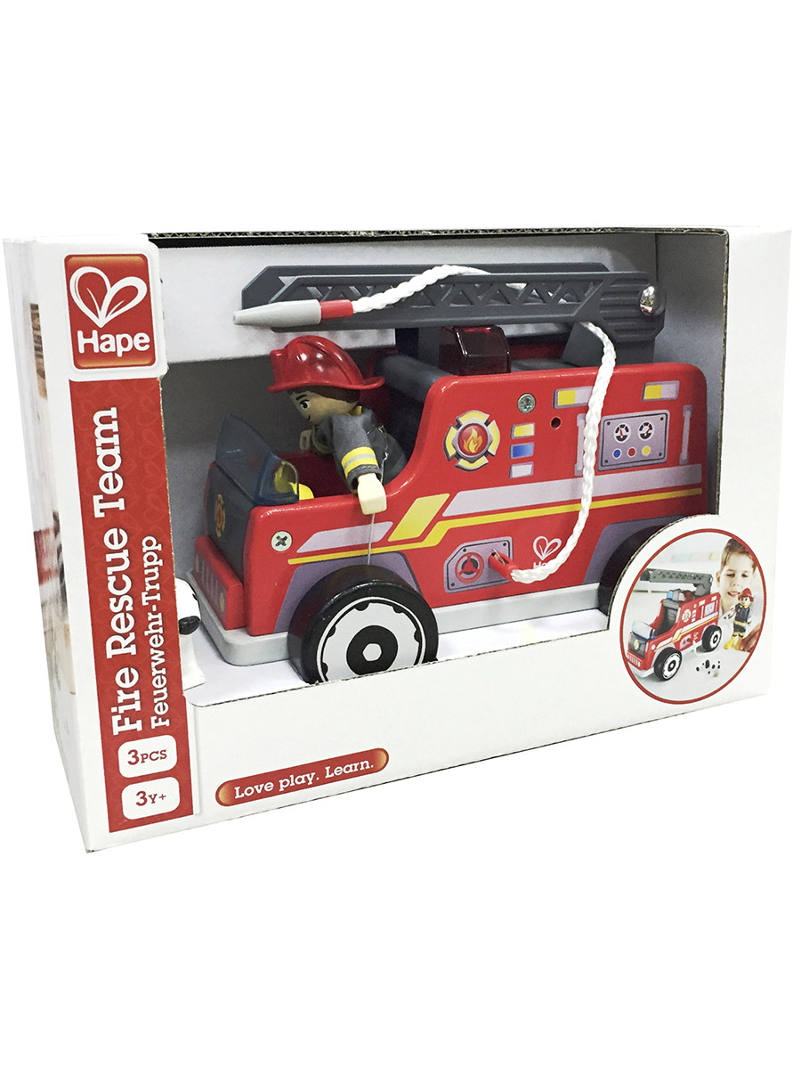Пожарная машина Hape с водителем E3024_HP - фото 6