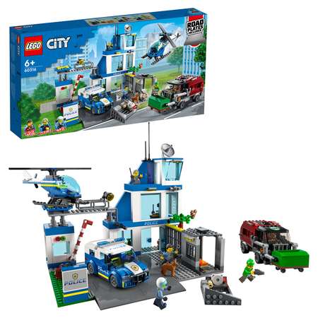 Конструктор LEGO City Police Полицейский участок блочный