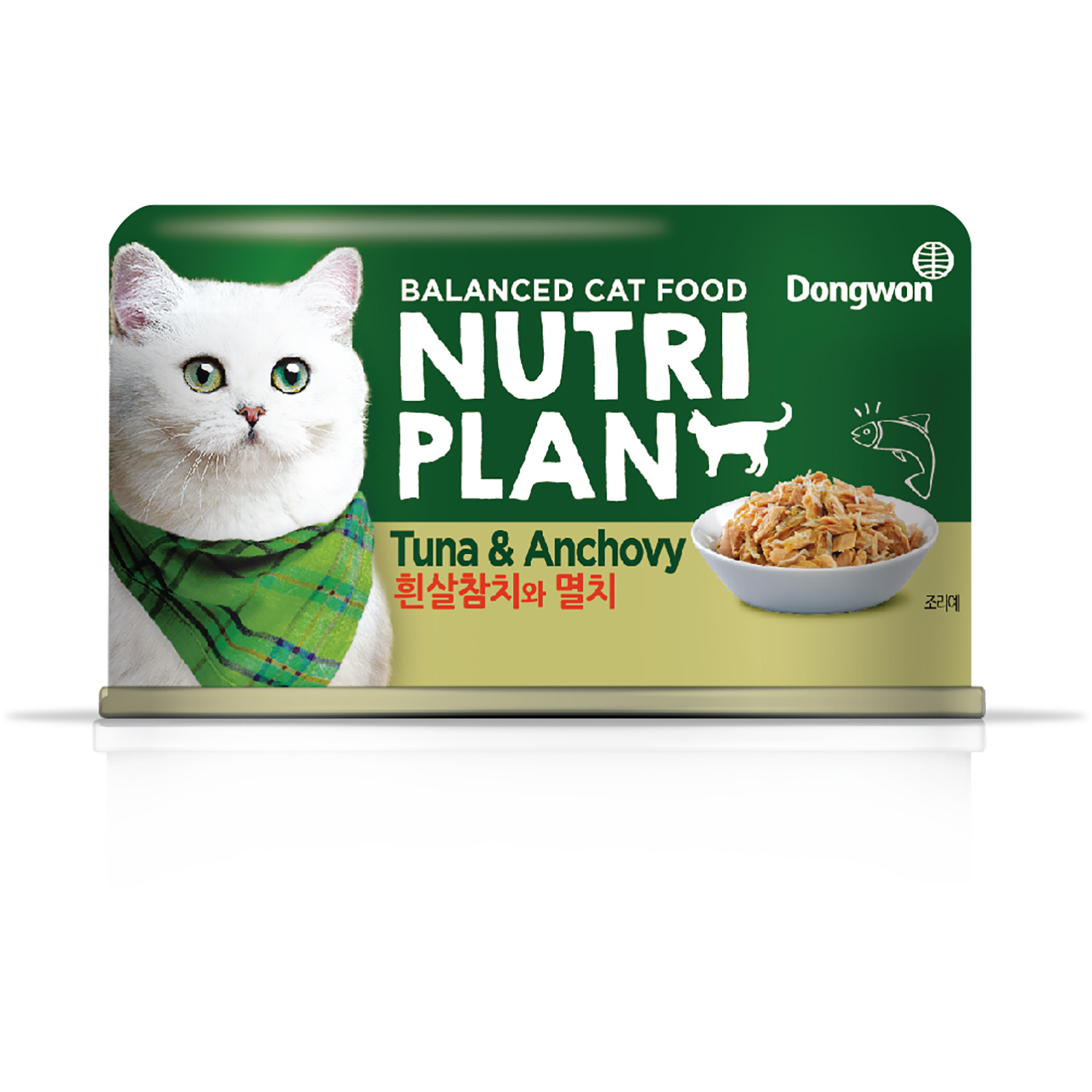 Корм для кошек Nutri Plan тунец с анчоусами в собственном соку 160г - фото 1