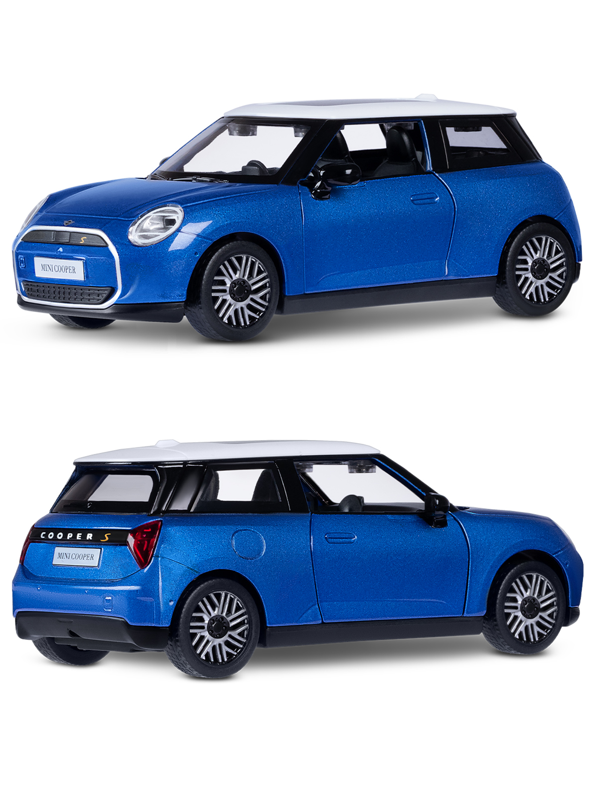 Автомобиль АВТОпанорама BMW Mini Cooper 1:28 JB1251755 - фото 15
