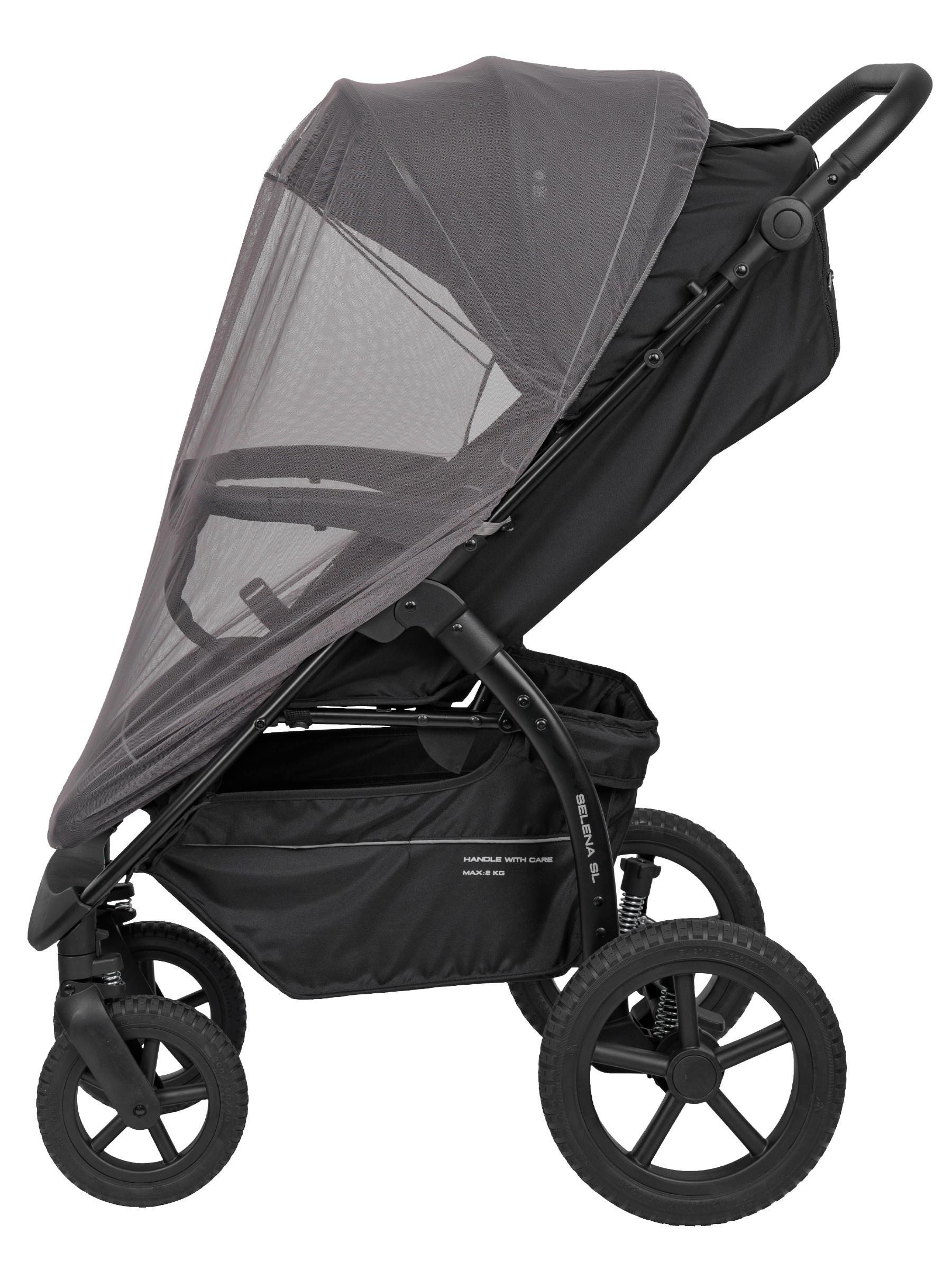 Коляска прогулочная JOVOLA Selena SL, всесезонная черный - фото 24