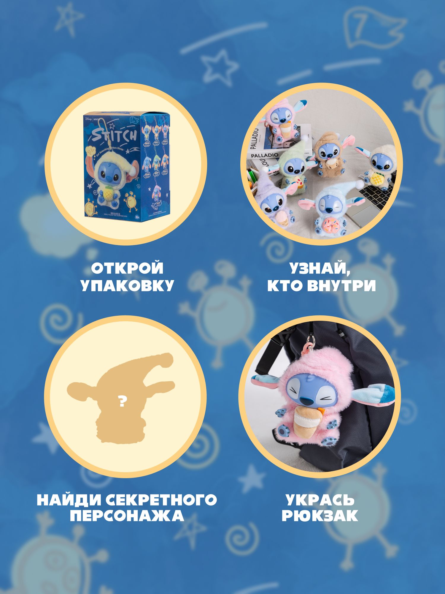 Брелок Stitch сюрприз - фото 2