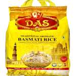 Рис басмати индийский DAS непропаренный мешок 5 кг