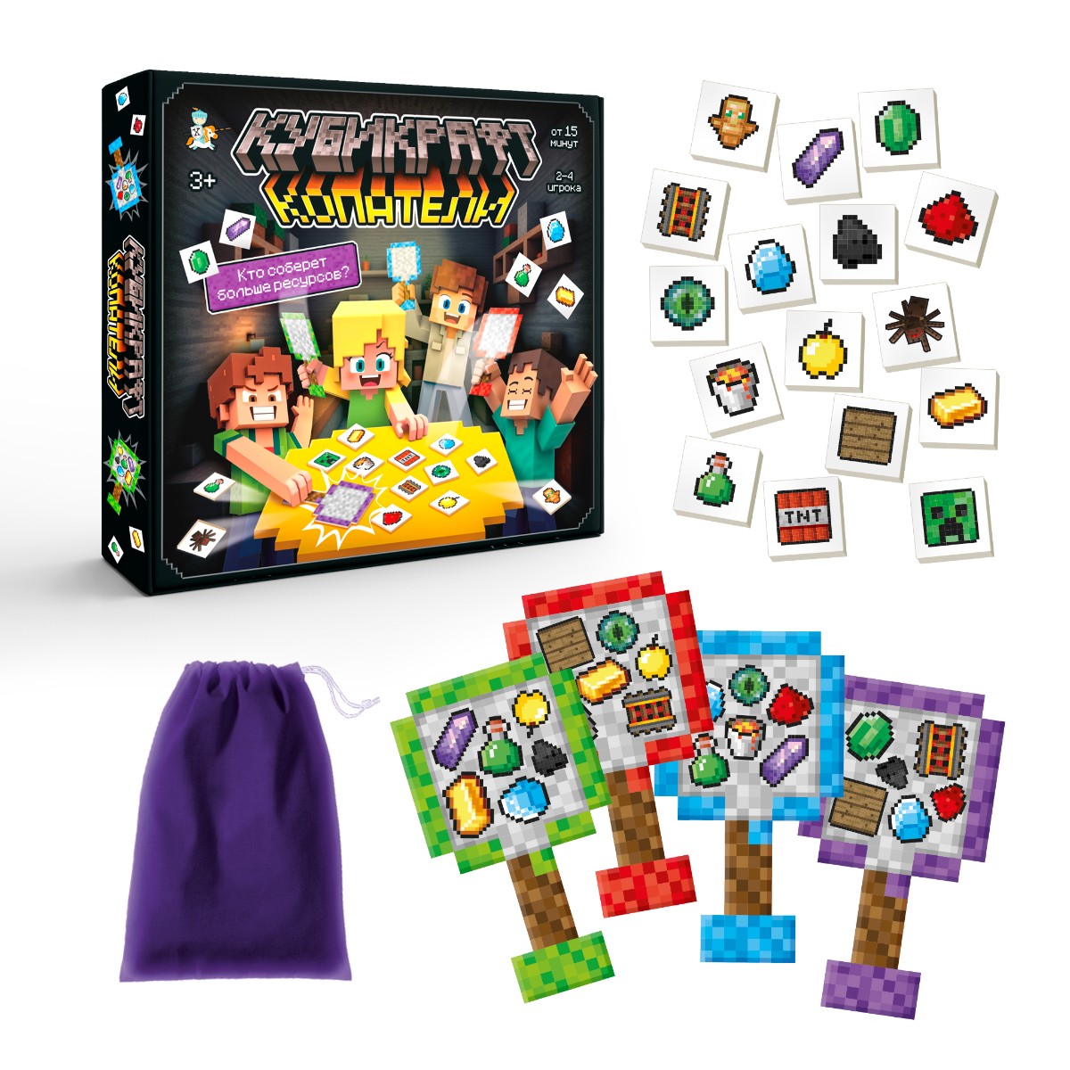 Настольная игра Десятое королевство Кубикрафт Копатели - фото 3