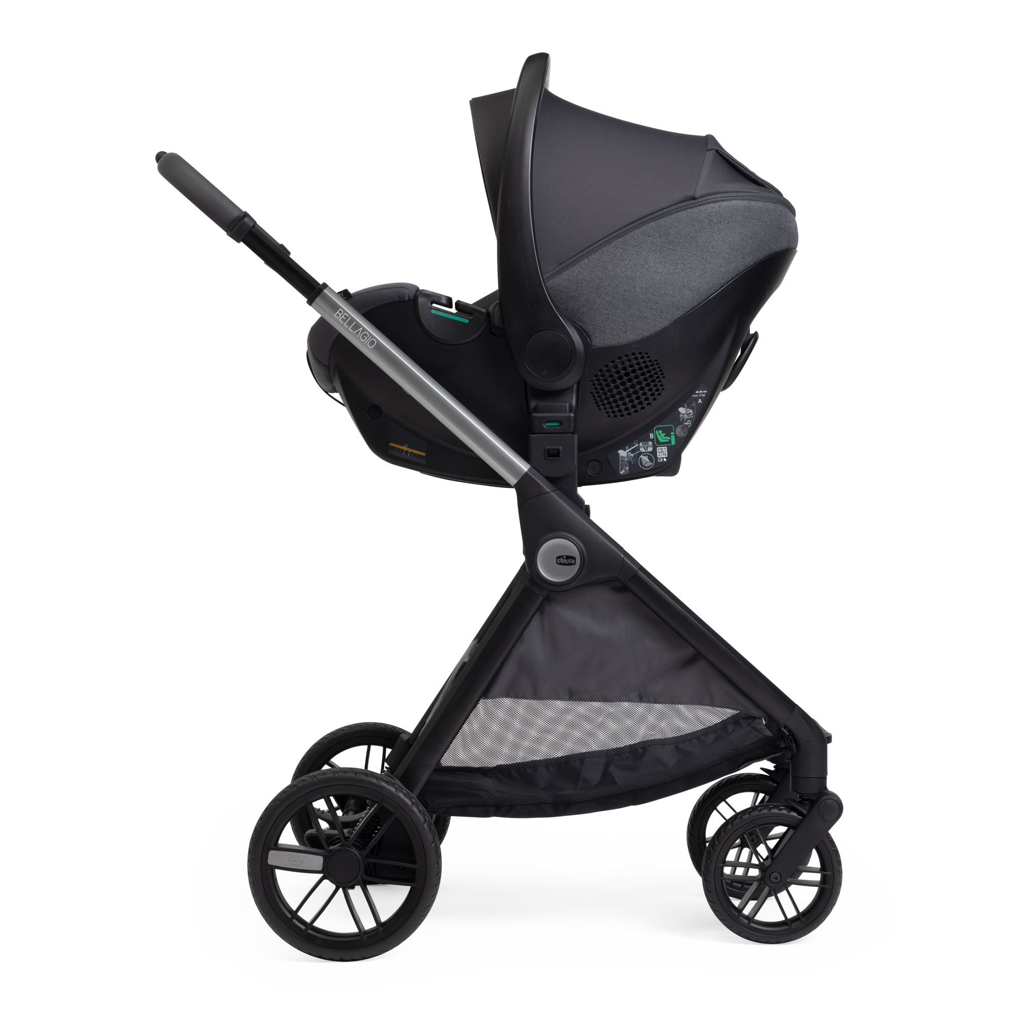 Коляска прогулочная Chicco черный - фото 25
