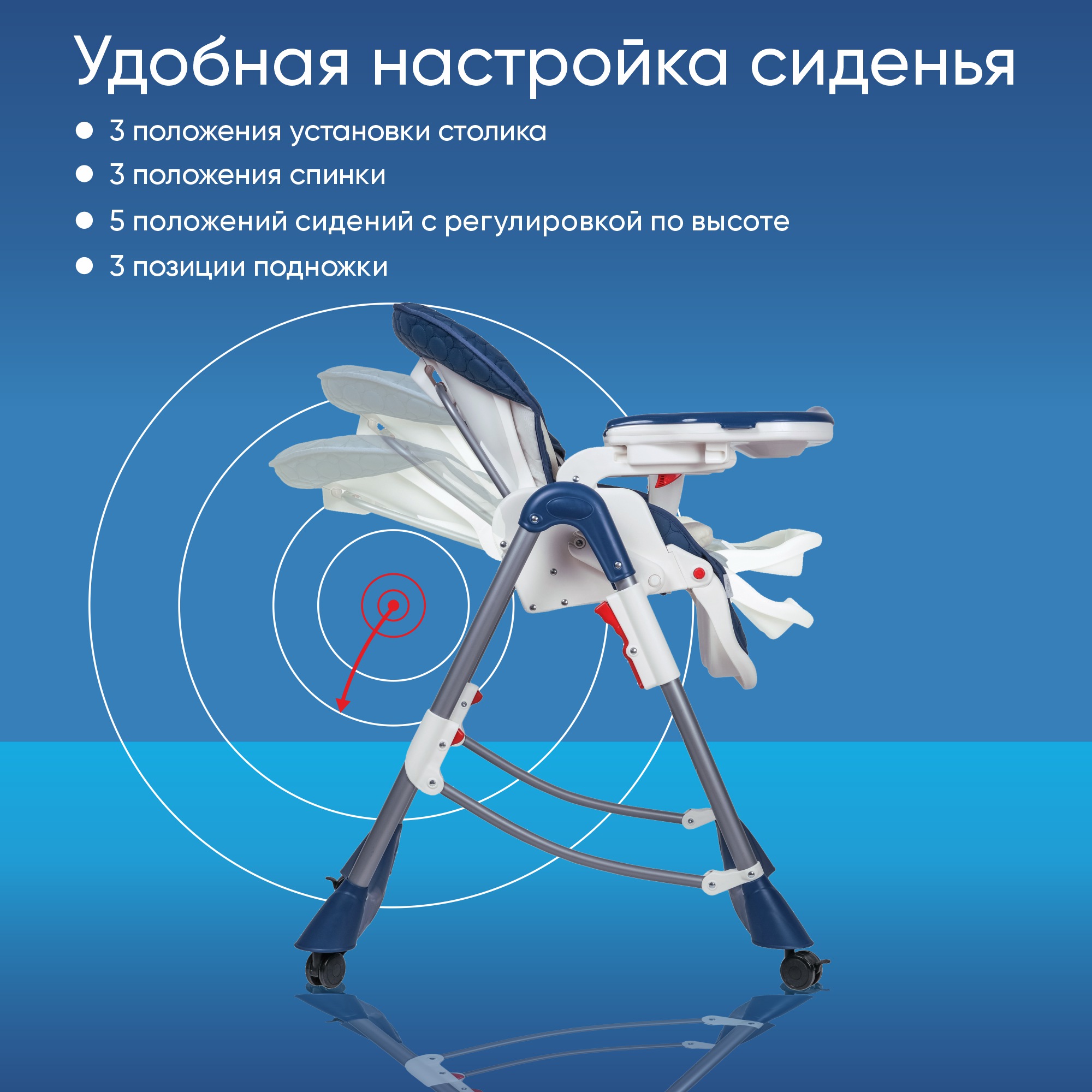 Стульчик для кормления Sweet Baby Royal Classic - фото 4