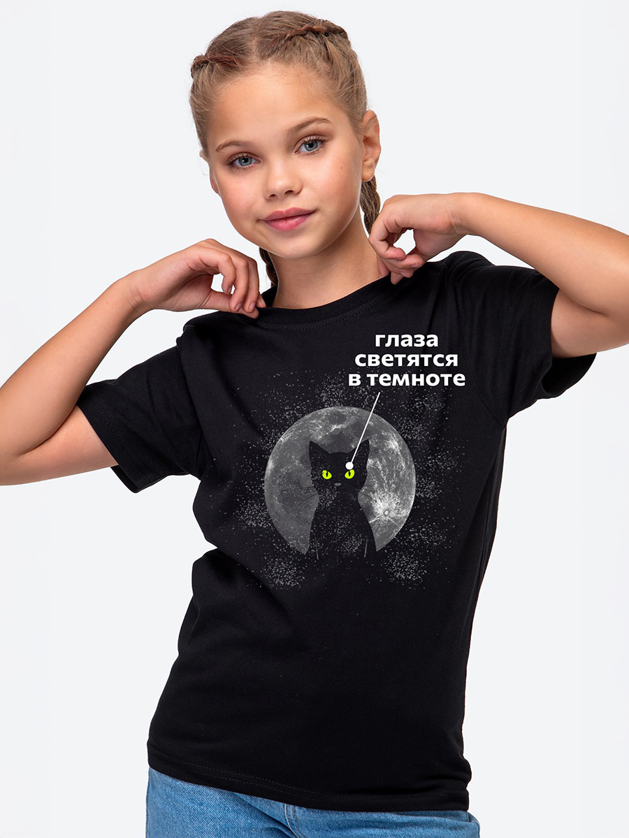 Футболка HappyFox HF55011Mночной.кот.черный - фото 4