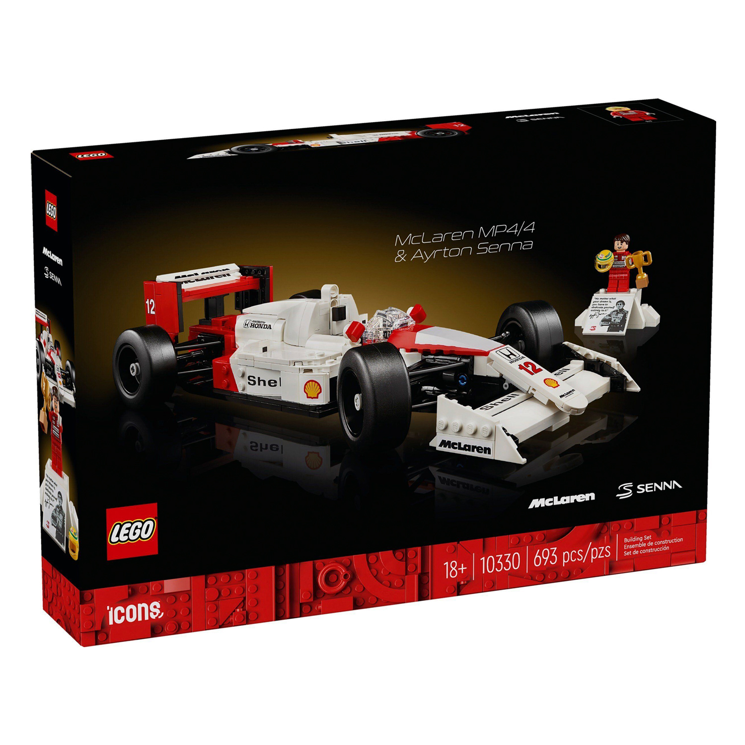 Конструктор LEGO Icons Болид Формула, 10330 693 дет. - фото 10