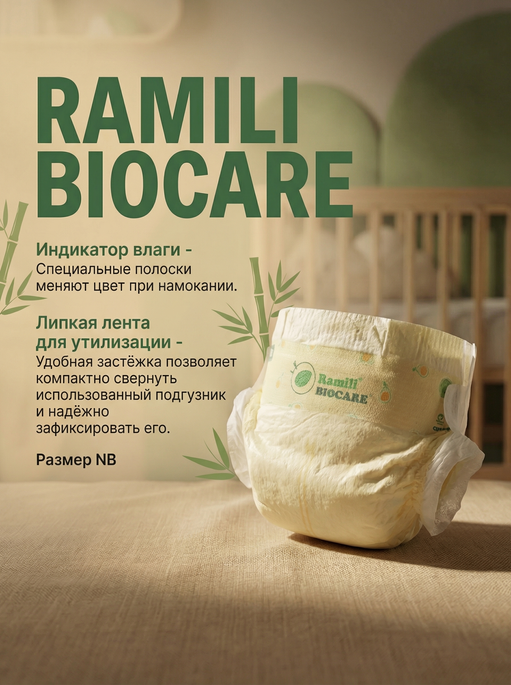 Подгузники Ramili Premium для новорожденных 0 (0-5) 60 шт. - фото 5