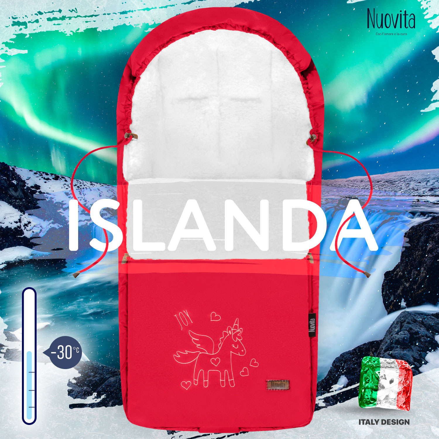 Конверт в коляску Nuovita Islanda Bianco - фото 5