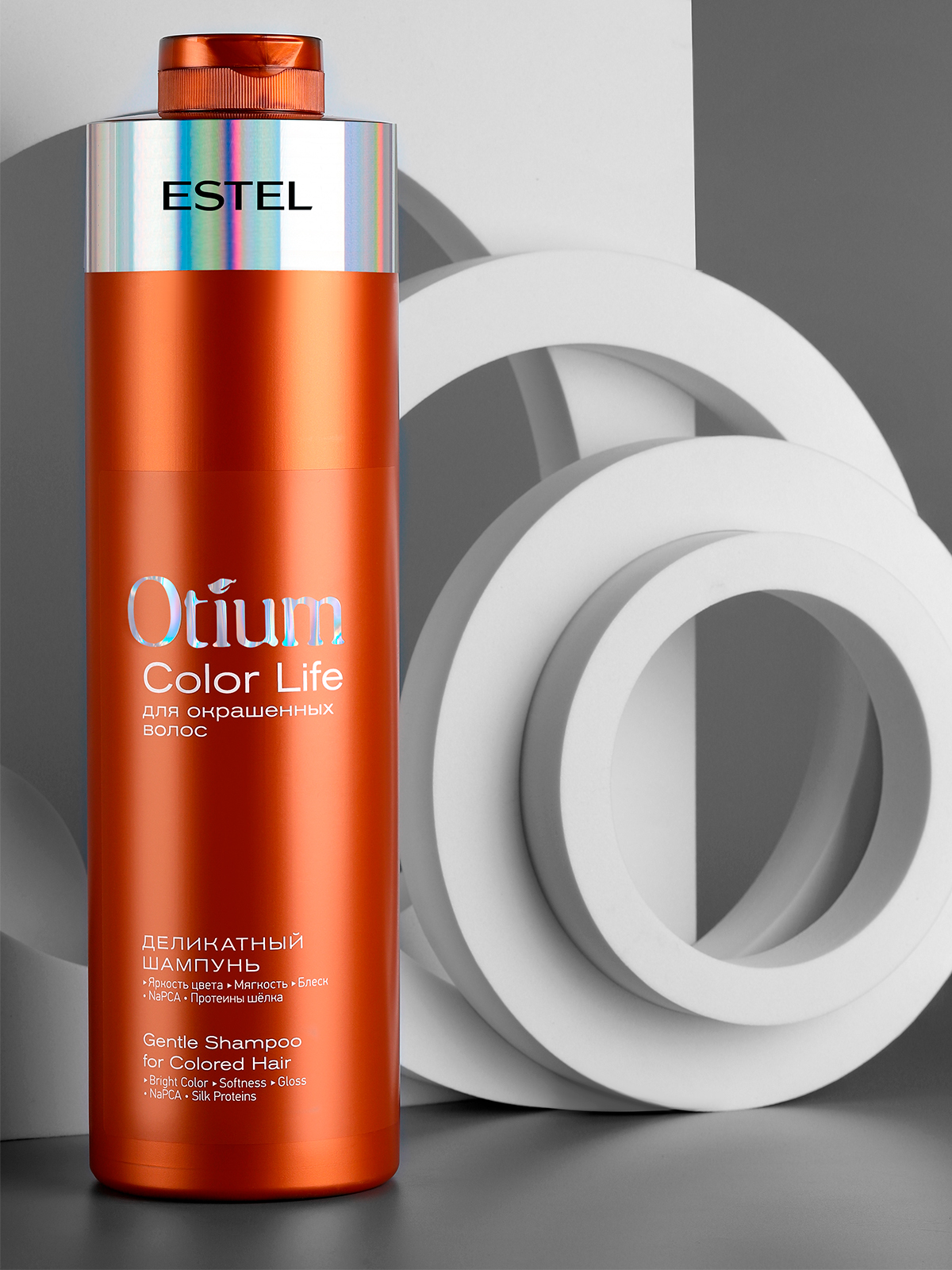 Шампунь ESTEL OTIUM COLOR LIFE деликатный 1000 мл 1 шт. - фото 4