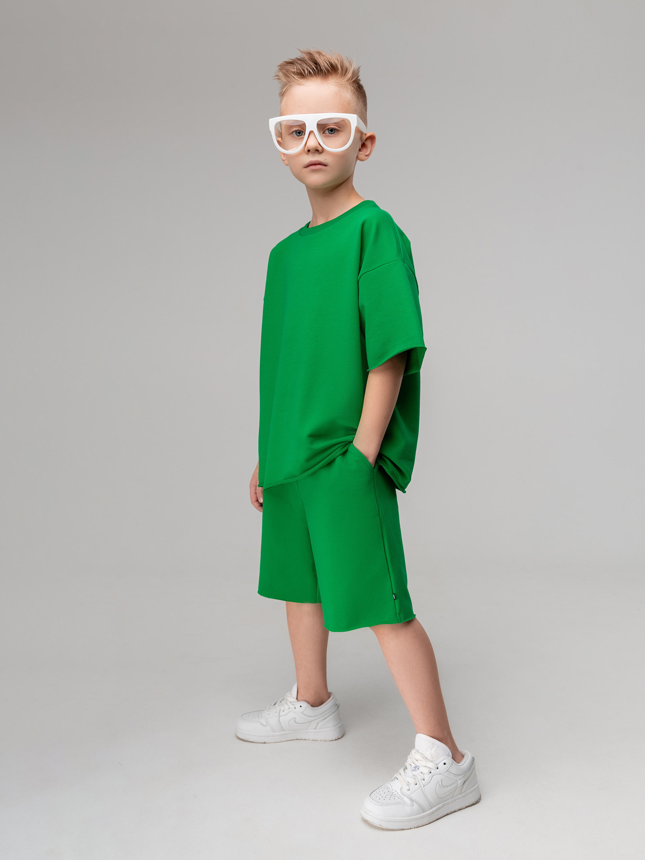 Футболка и шорты Bodo 11-289МU_зеленый - фото 4