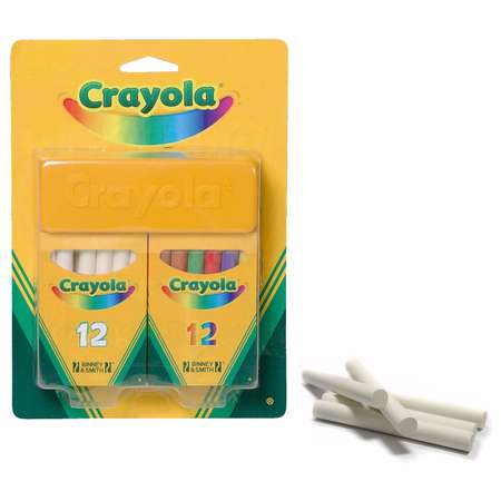Мел сухой Crayola 24 шт.