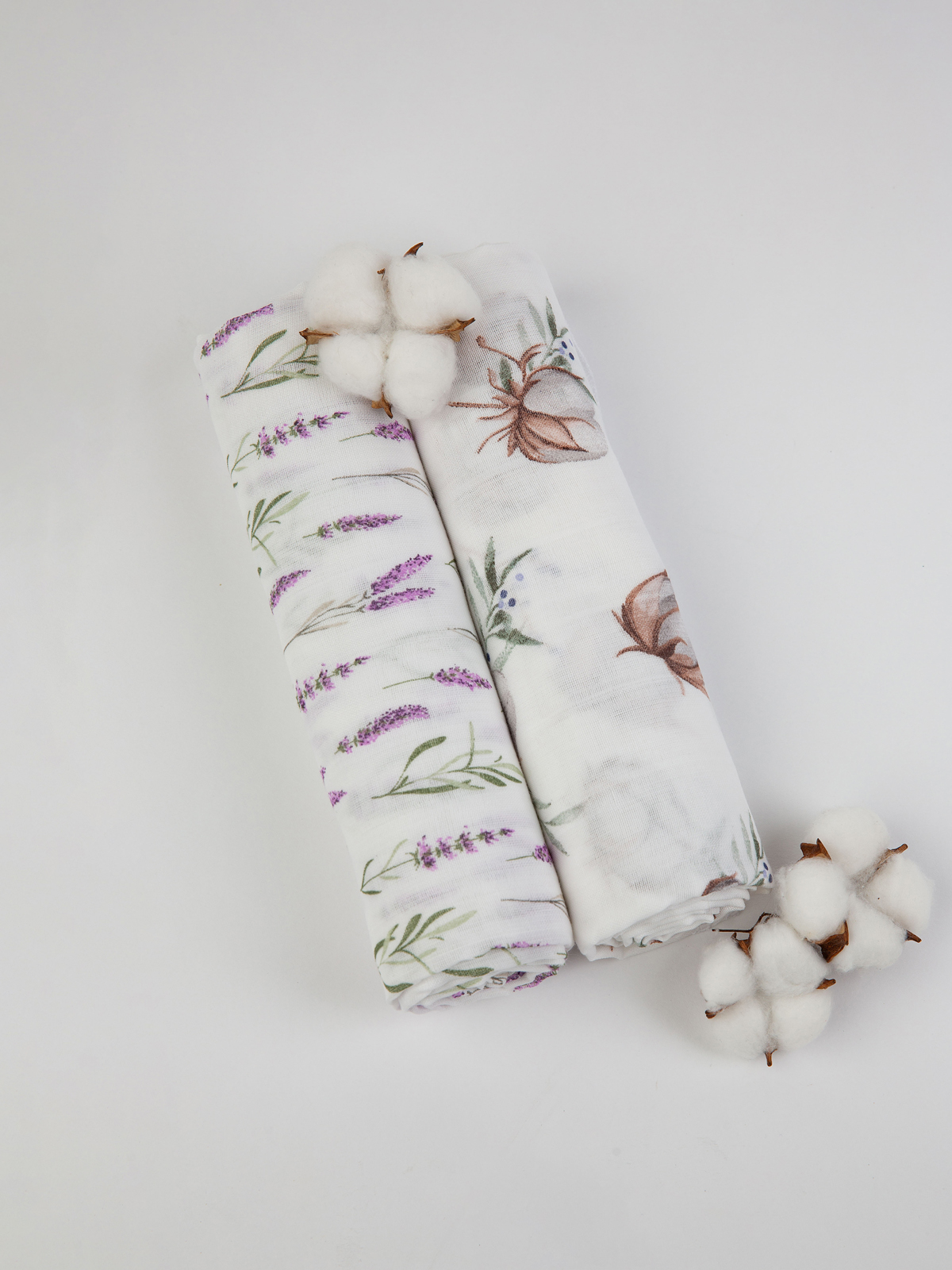 Пелёнка inlovery муслин 130x90 см 2 шт. - фото 15