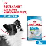 Корм для щенков ROYAL CANIN Puppy миниатюрных пород 3кг