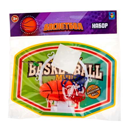 Игровой набор 1TOY 1toy Баскетбольный щит с баскетбольным мячом