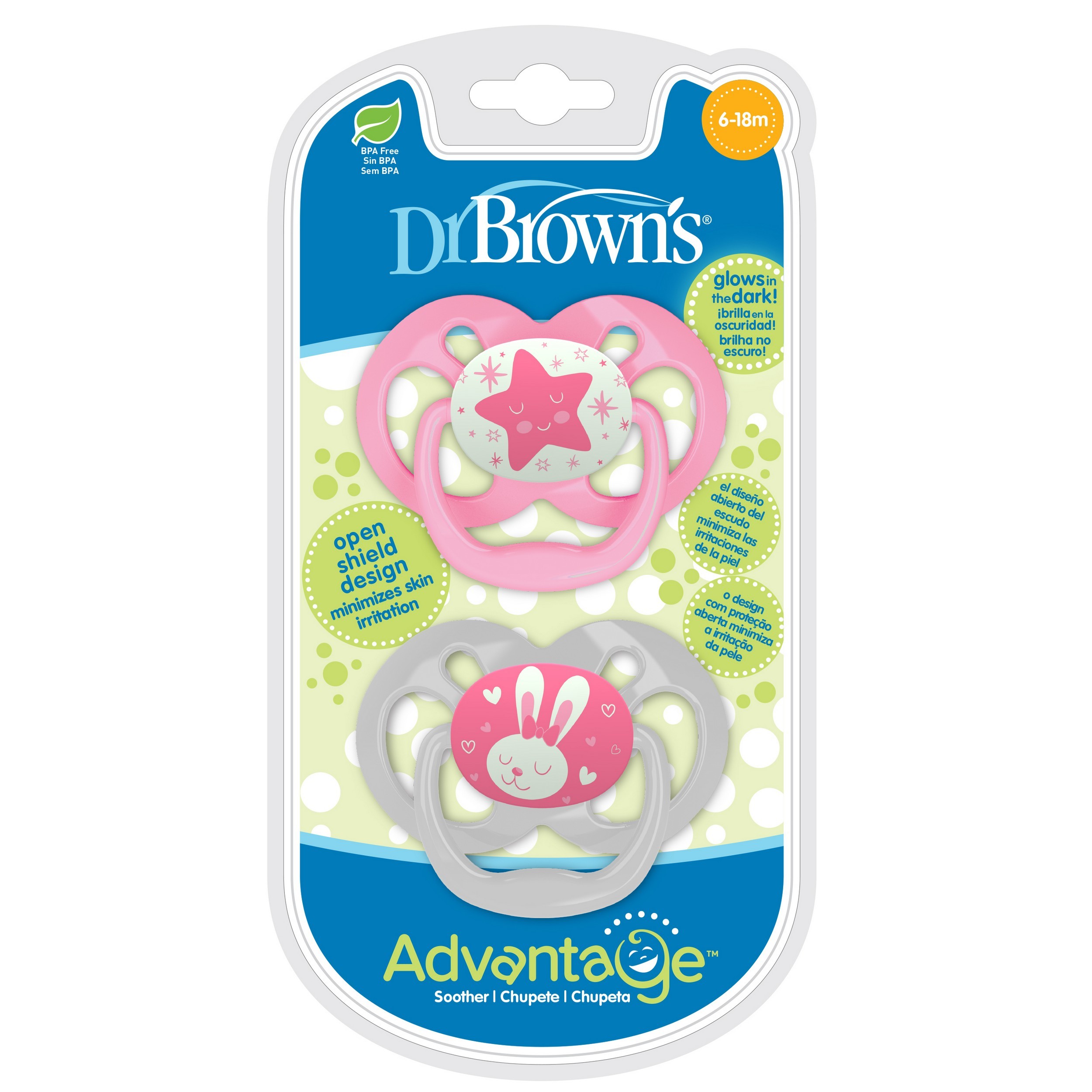 Пустышка Dr Browns анатомическая от 6 мес. 2 шт. - фото 2