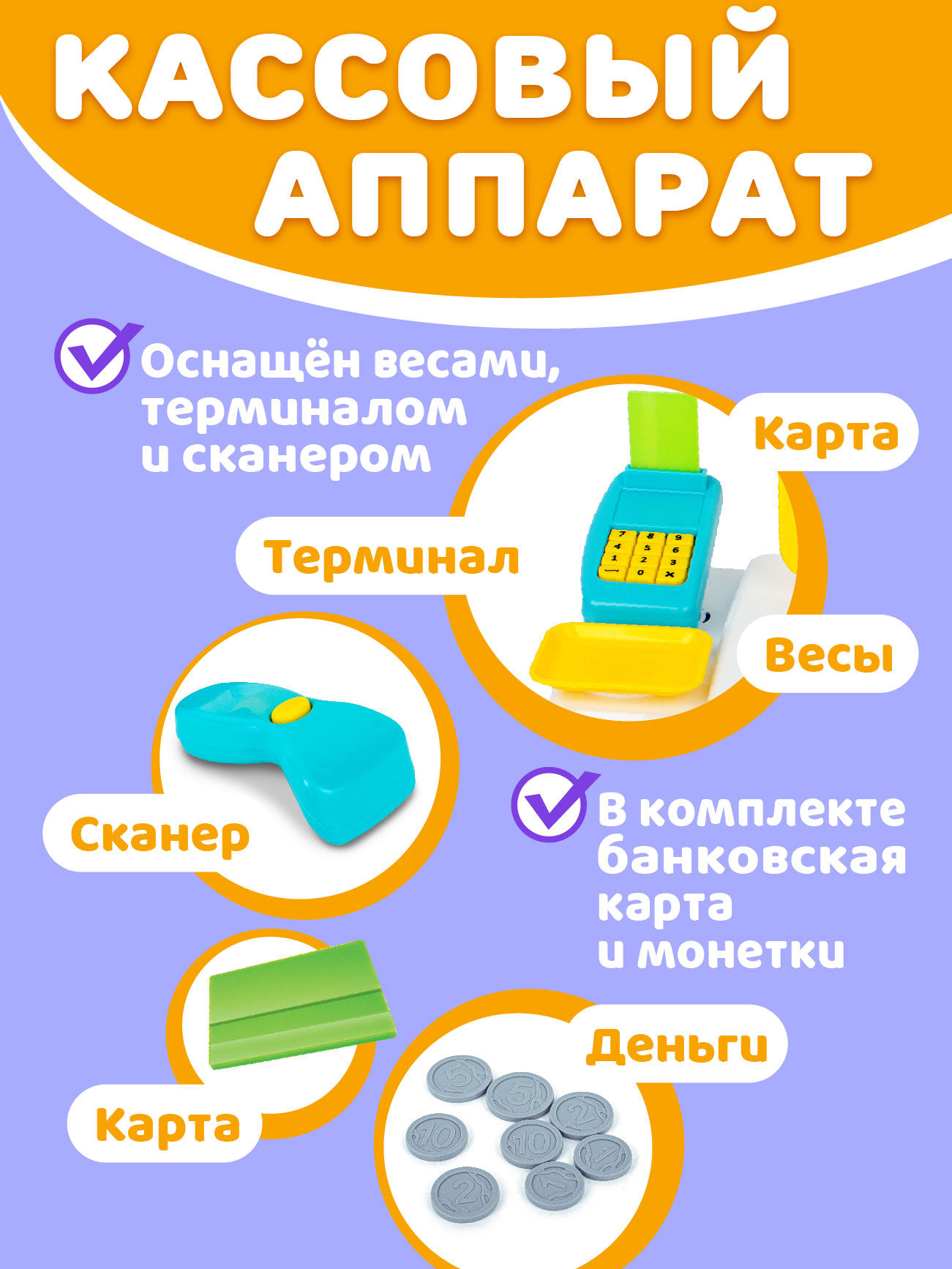 Игровой набор СТРОМ касса - фото 4
