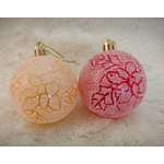 Шар новогодний заснеженный 2шт8см Магия праздника MAG1922