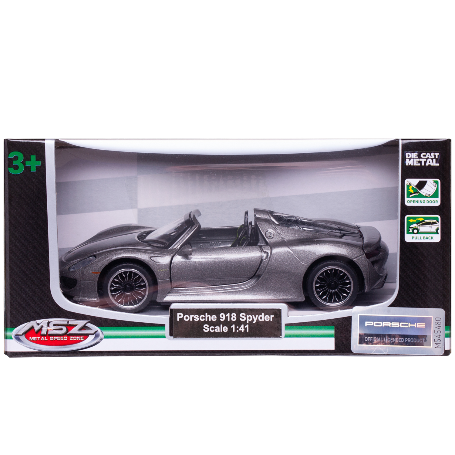 Автомобиль Abtoys Porsche MSZ 1:43 WE-15952S - фото 2
