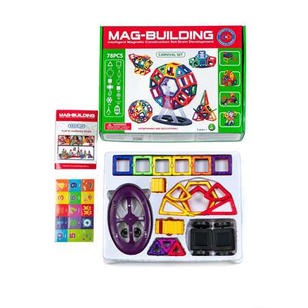 Конструктор EziKIDS магнитный
