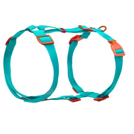 Шлейка для собак Triol Лазурный апельсин анатомическая из биотана S голубая 15/40-55см