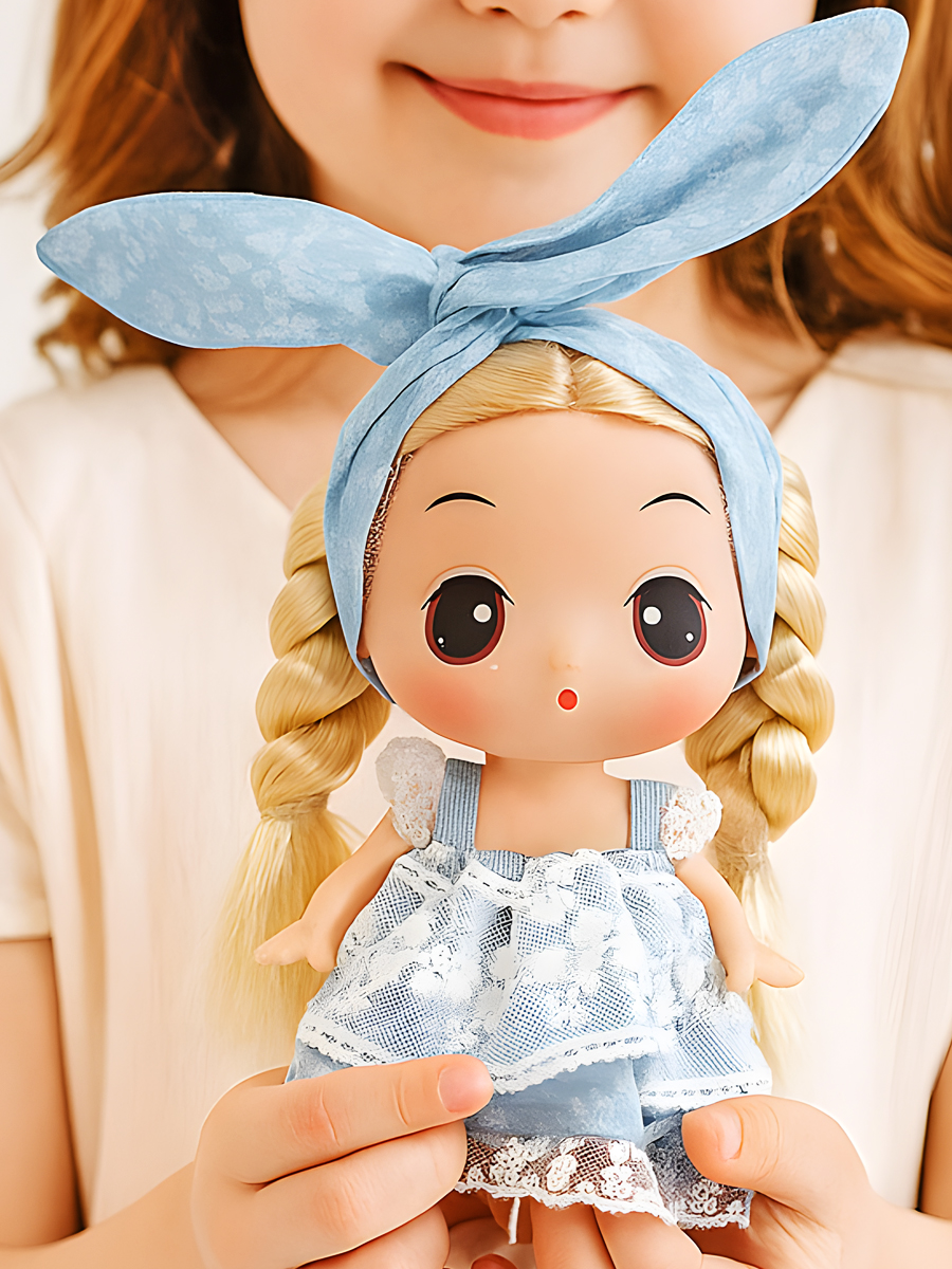 Изображение товара Классическая кукла DDung Хозяюшка 18 см для девочки мягкая и безопасная