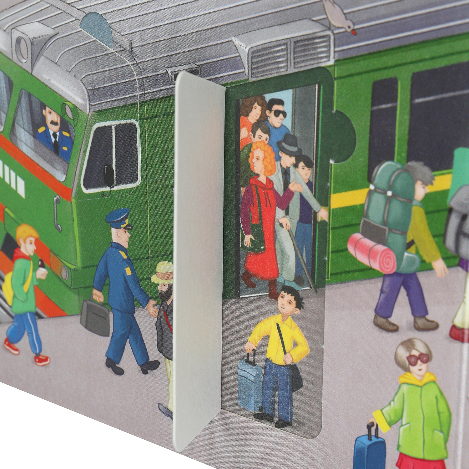 Книга УМка 50 окошек Транспорт - фото 6