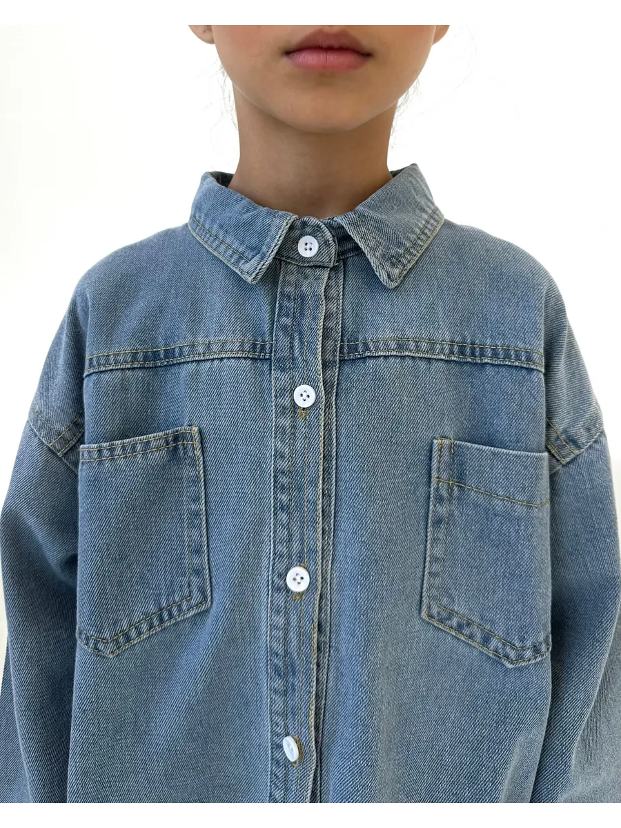 Рубашка ROOMY ESSENCE EASYshirt/blue - фото 2