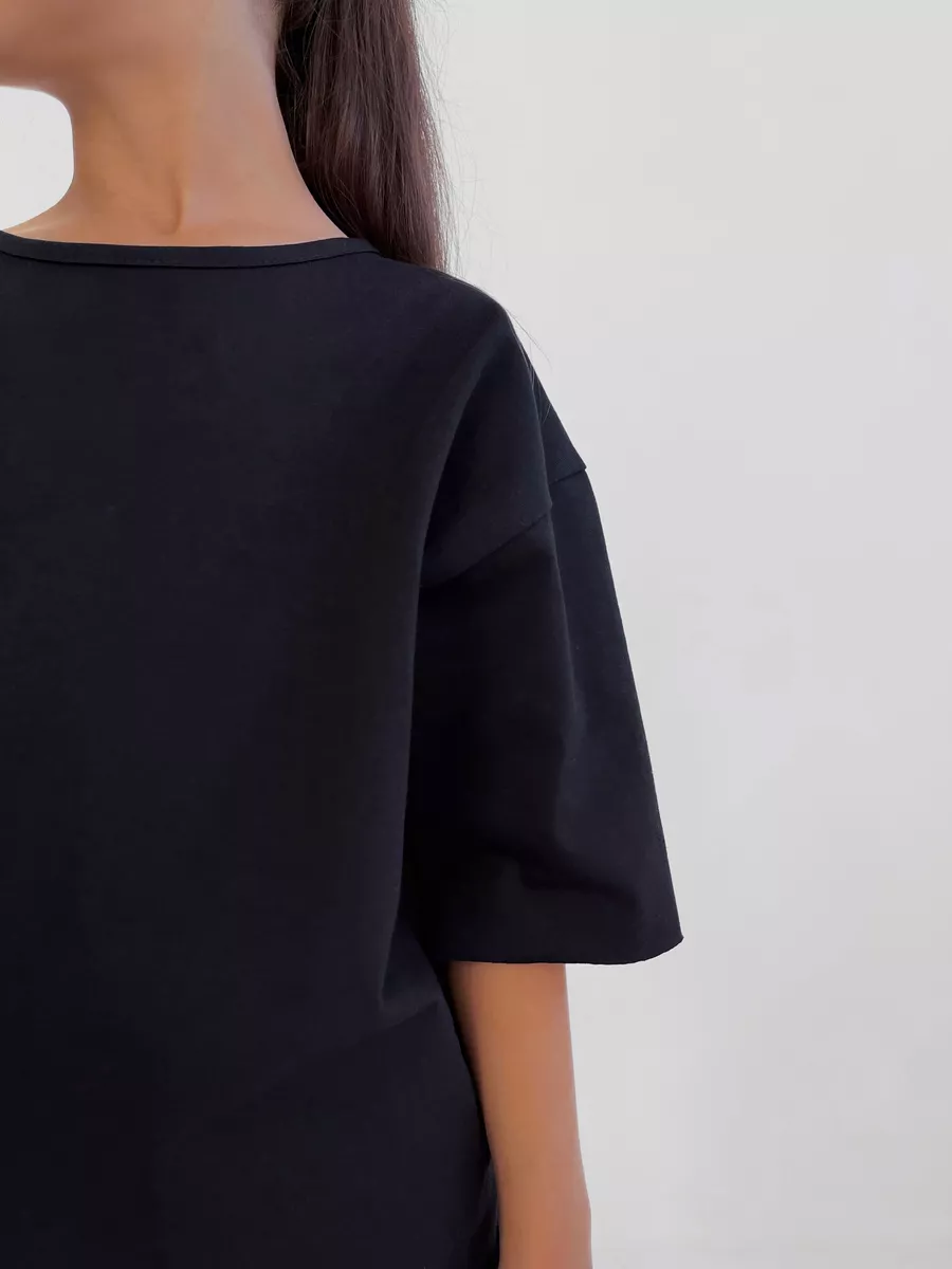 Футболка ROOMY ESSENCE BASICshirt/black - фото 5
