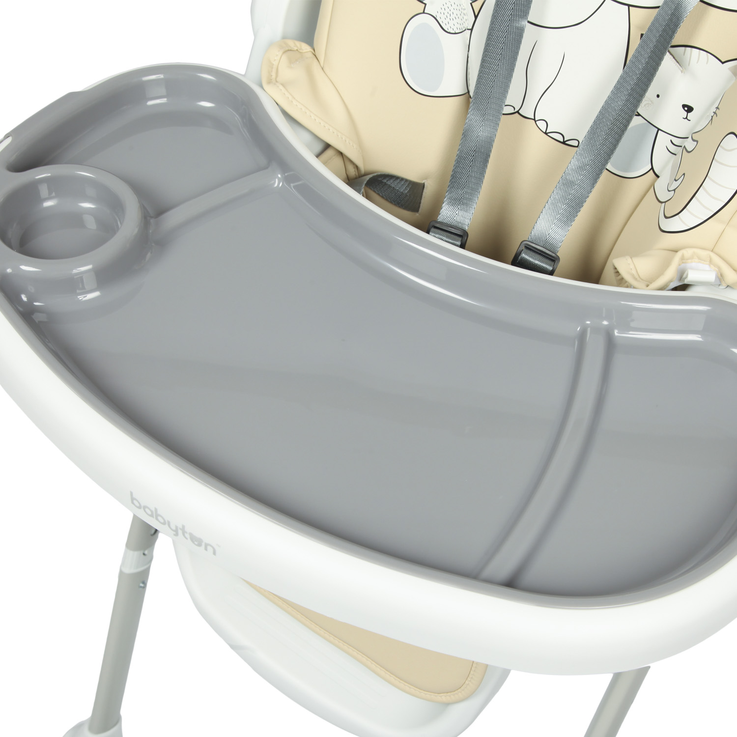 Стульчик для кормления Babyton Multiset Beige классический - фото 18