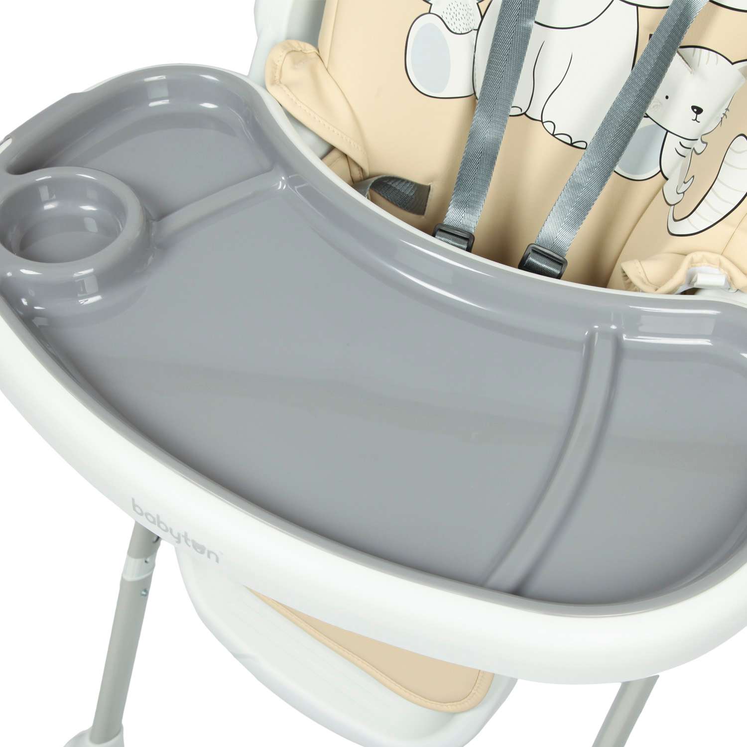 Стульчик для кормления Babyton Multiset Beige классический - фото 18