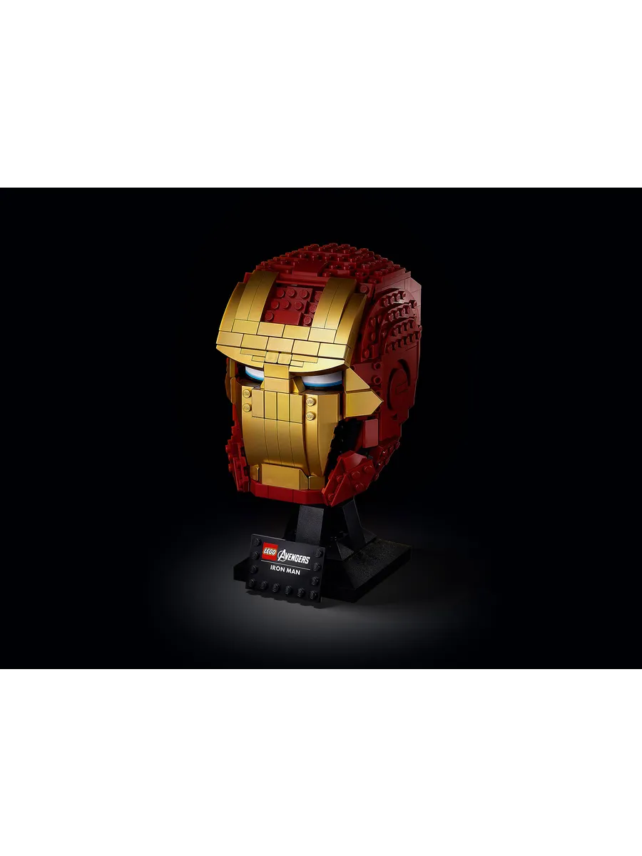 Конструктор LEGO Marvel Super Heroes Шлем Железного Человека 480 дет. - фото 11