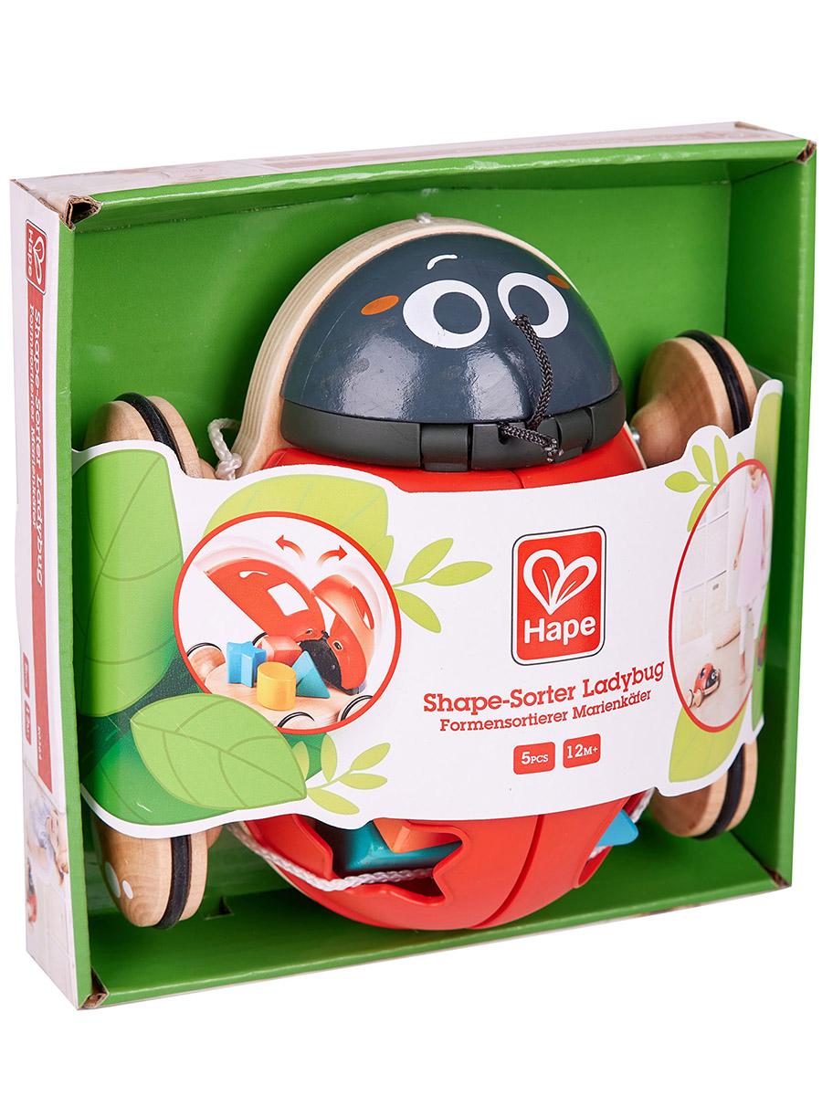 Игрушка Hape каталка Божья коровка - фото 14