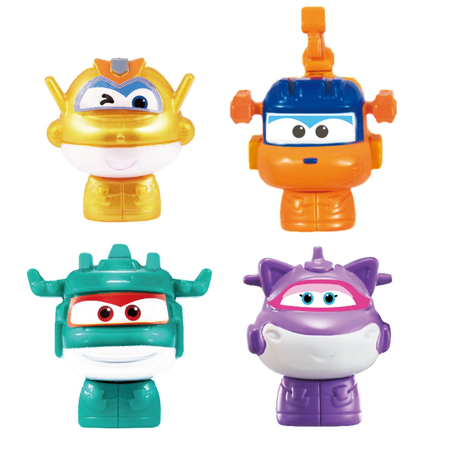 Игровой набор Super Wings 4 мини-фигурок - фото 1