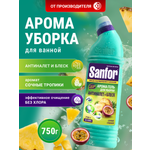 Чистящее средство Sanfor Сочные тропики 750 г для сантехники 1 упак.
