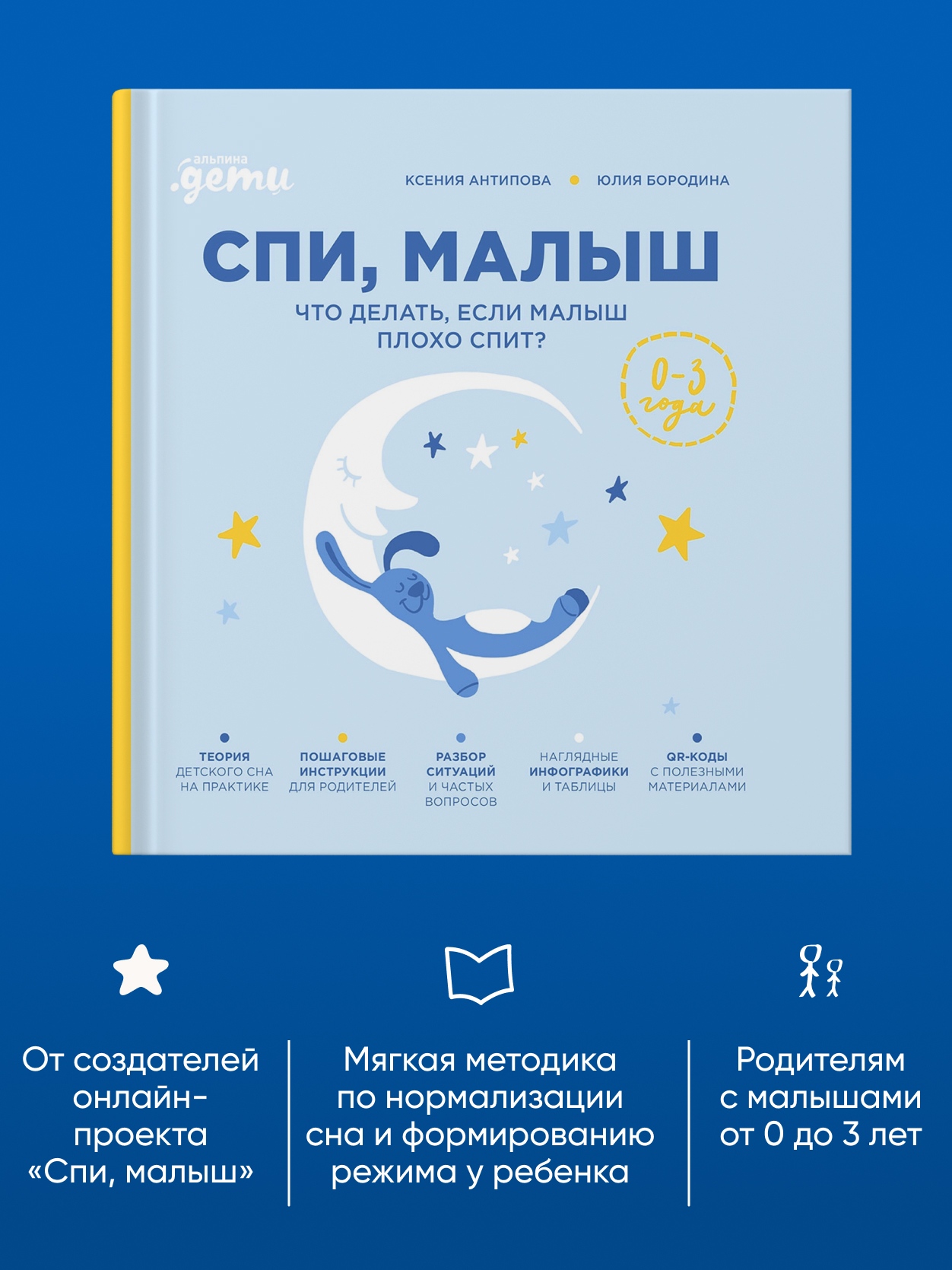 Книга Альпина. Дети Спи малыш: Что делать если малыш плохо спит? - фото 1
