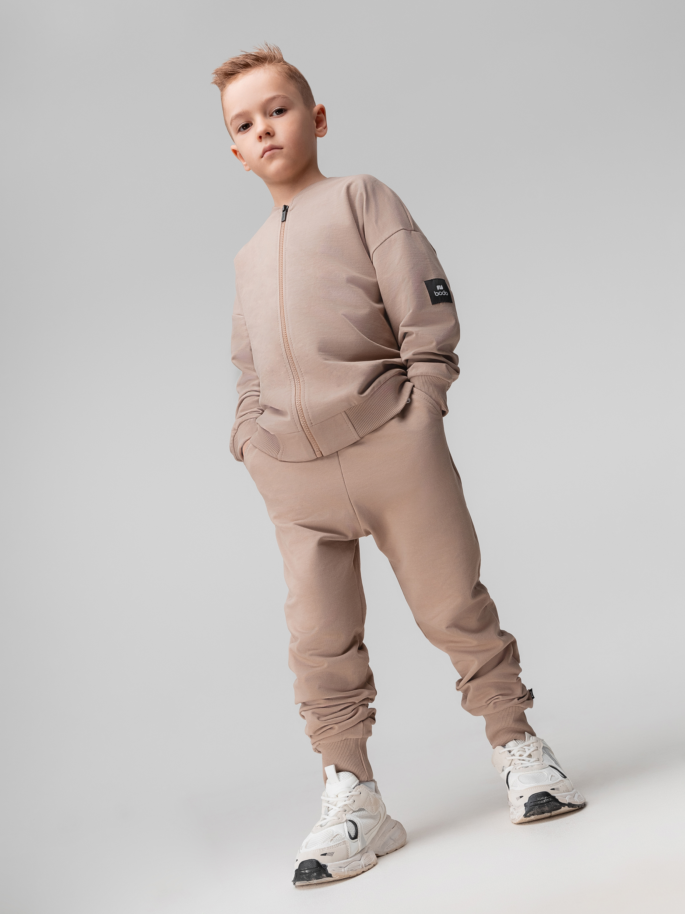 Костюм спортивный Bodo 11-537MU_бежевый - фото 3