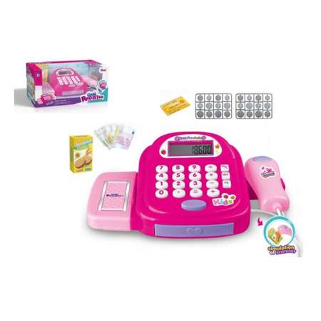 Игровой набор Игротрейд продукты, прилавок, касса, тележки и корзинки