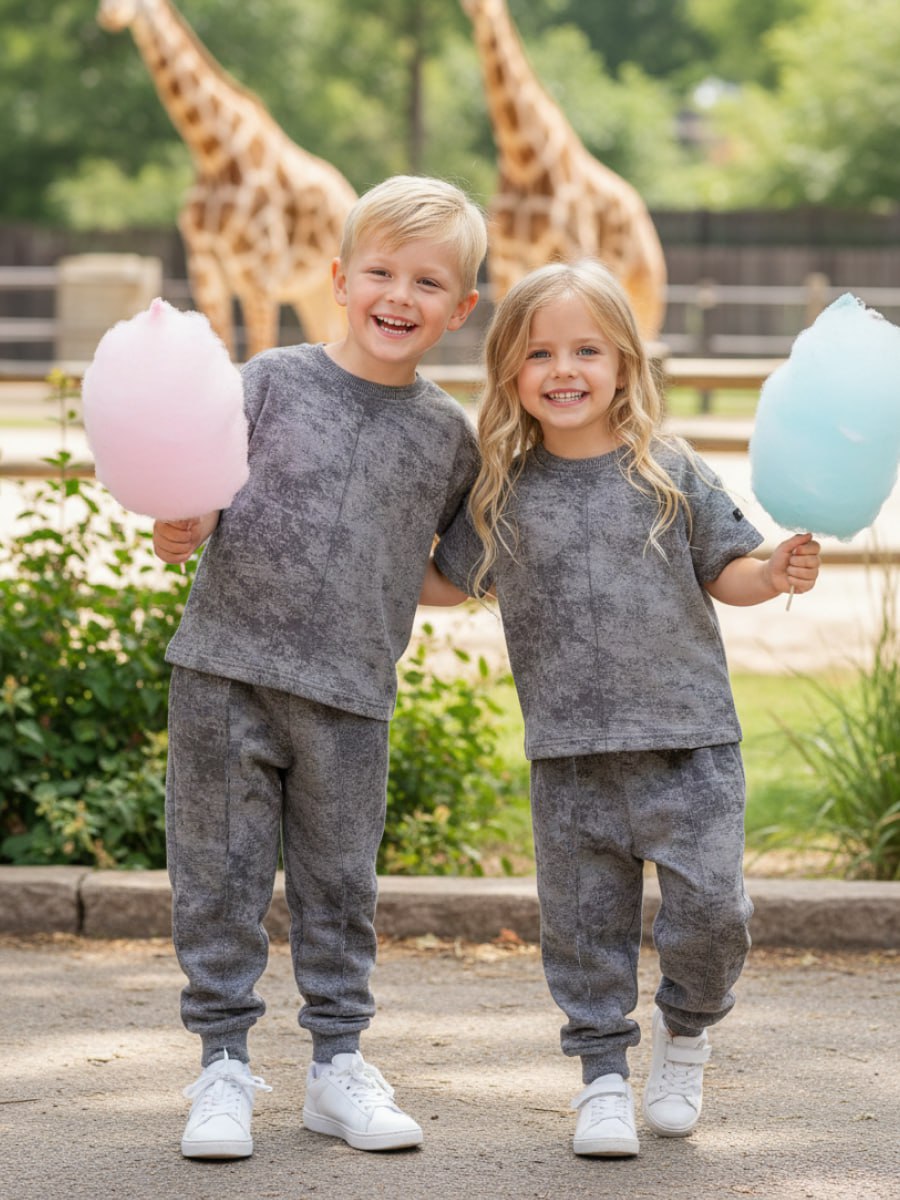 Спортивный костюм VEDDI 2080/6041фп-2024-графит/варенка - фото 10