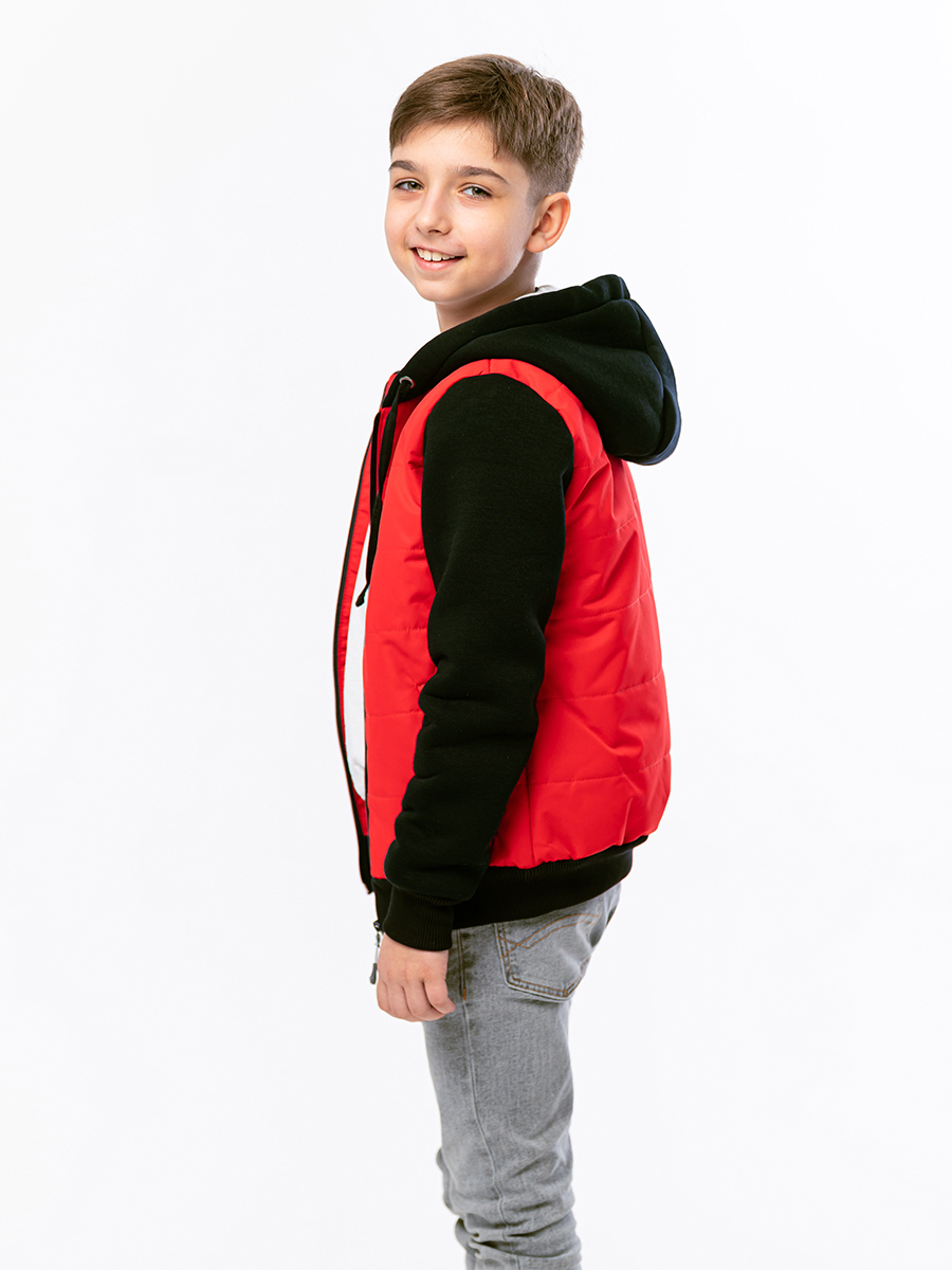 Куртка RODOS М-222_Детская(М)/красный_черный - фото 3