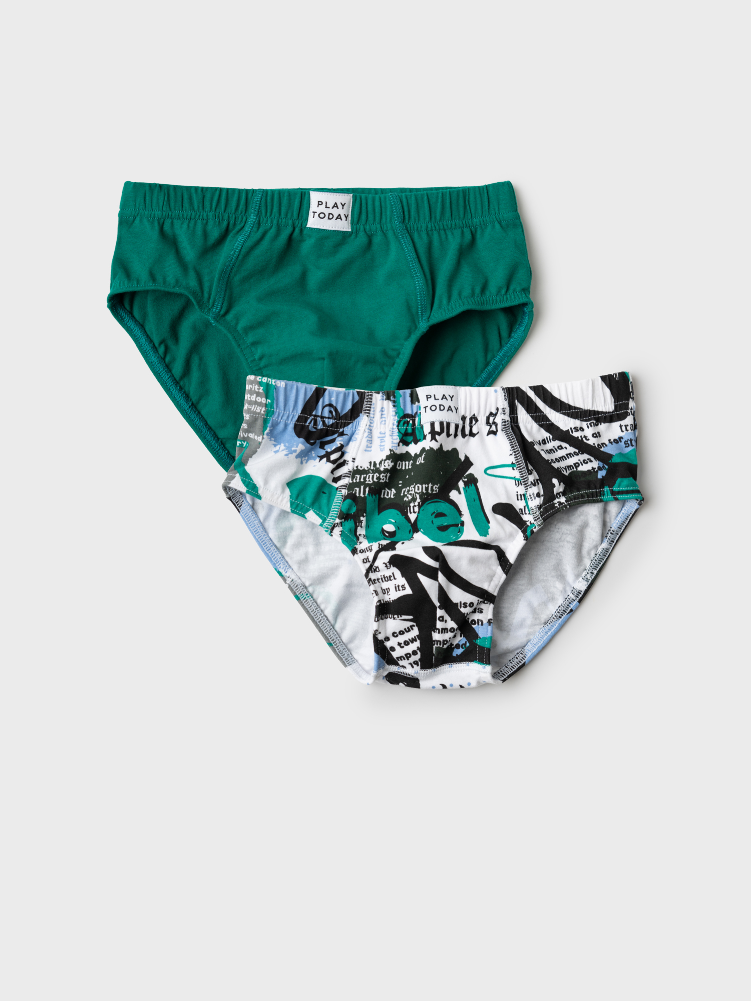 Изображение товара Трусы-брифы PlayToday 122 набор 2 шт хлопковый трикотаж для мальчика подростка