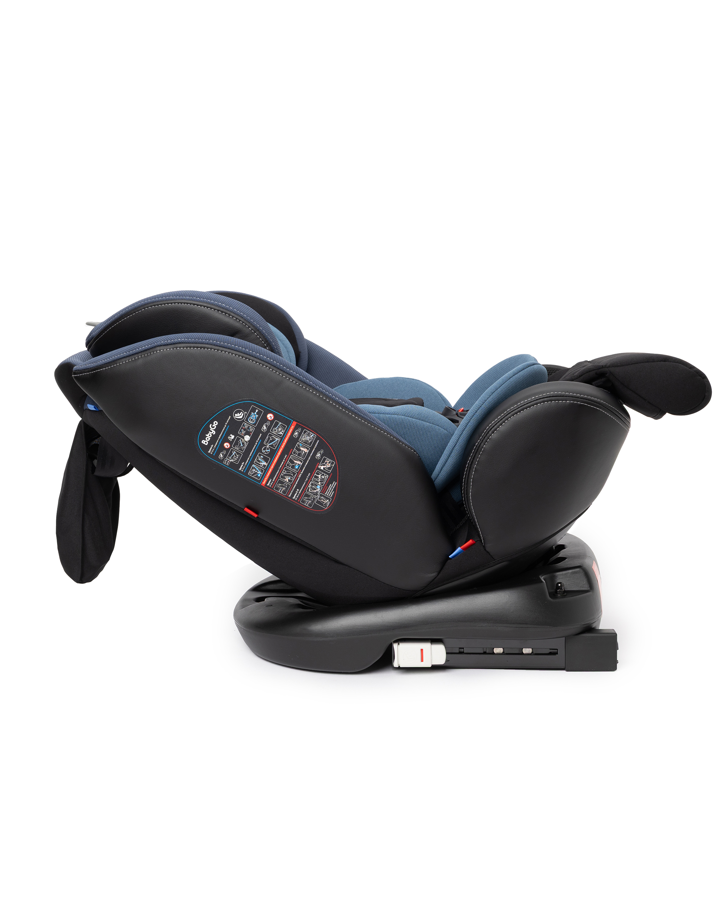 Автокресло BabyGo Multi-Stage New Isofix 0+/1/2/3 (0-36 кг) синий - фото 20