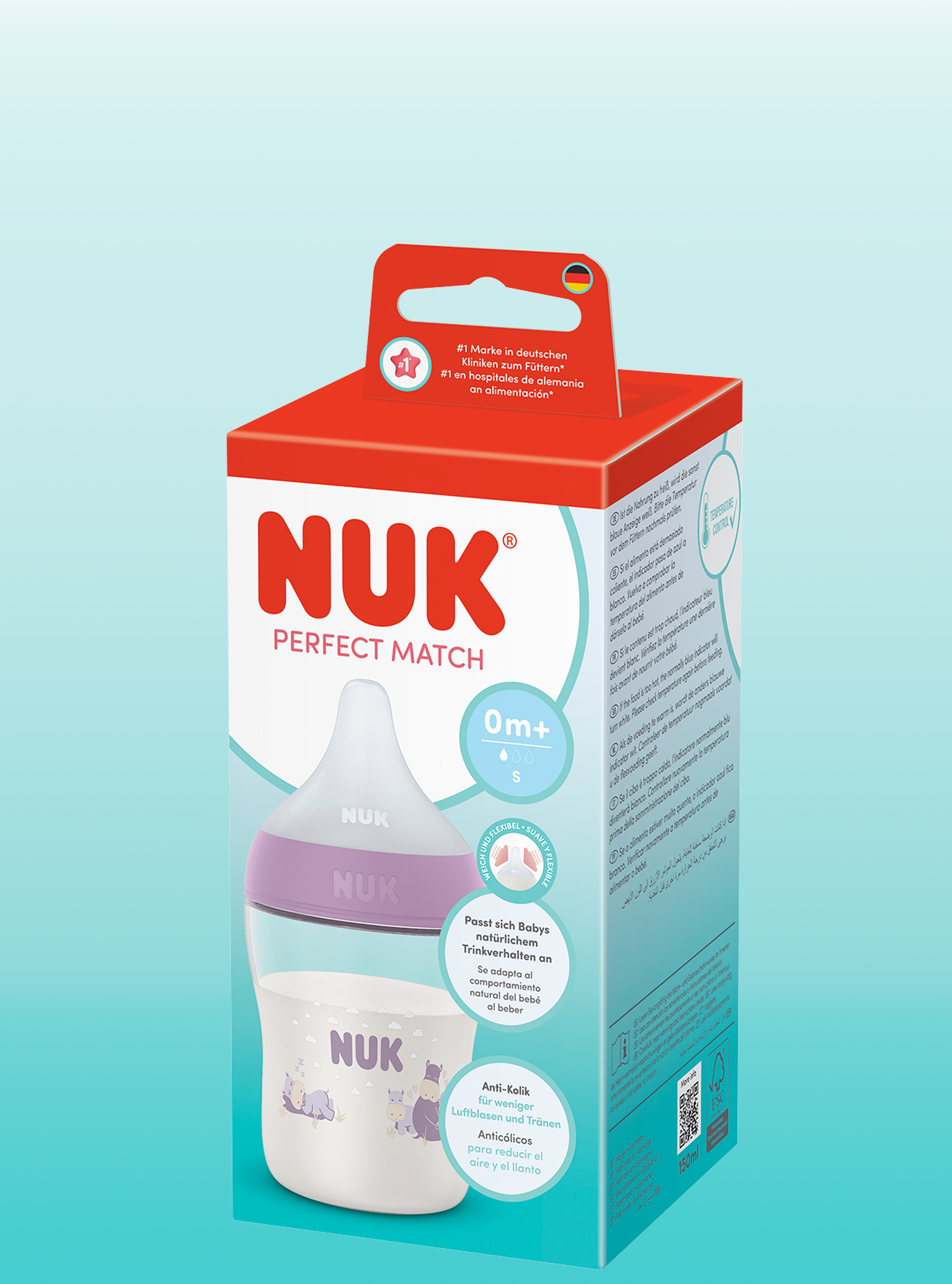 Бутылочка Nuk 150 мл 1 шт. - фото 2