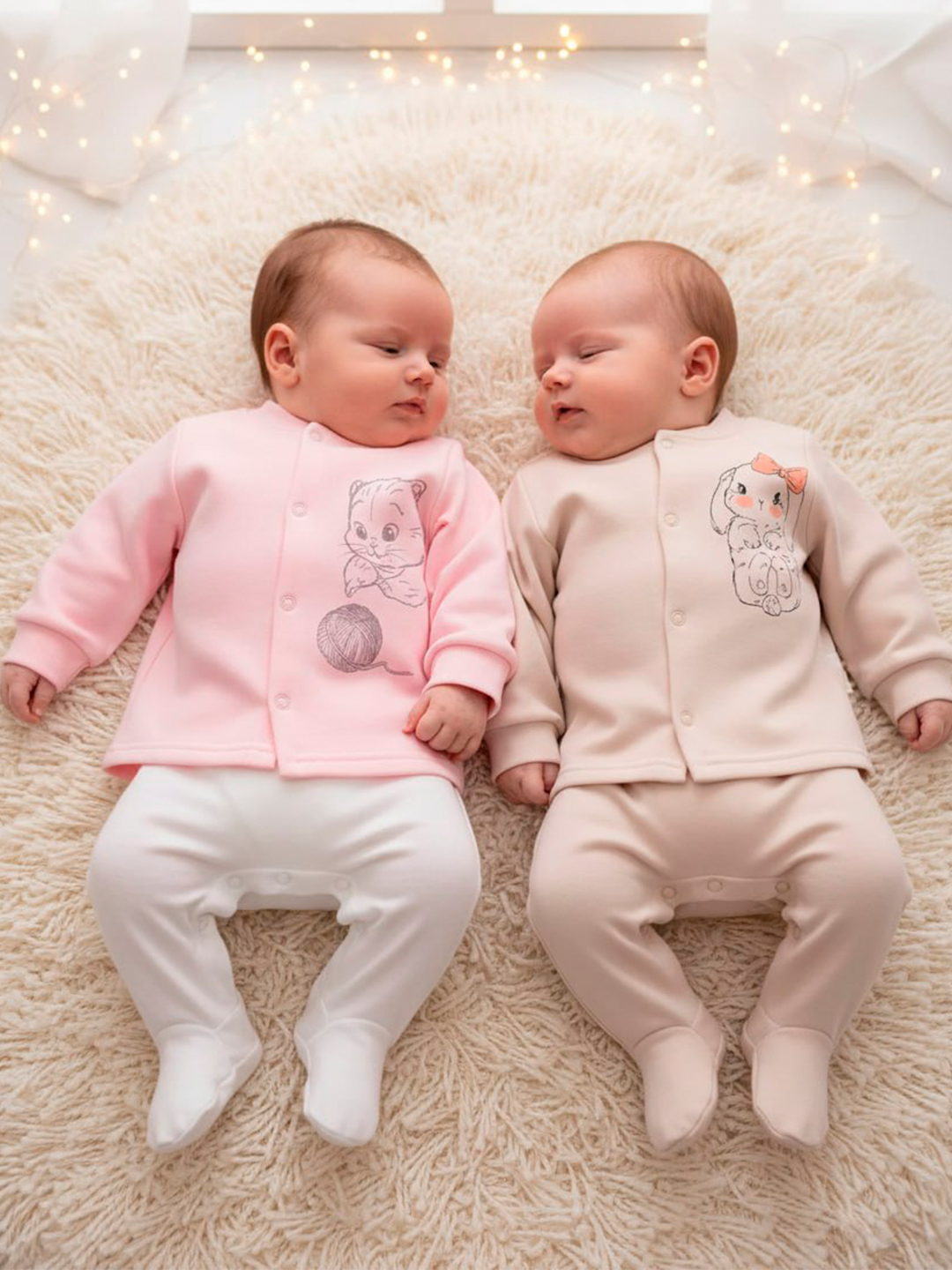 Кофточка 2 шт Совенок Дона АД1-201-50/11-21 - фото 1