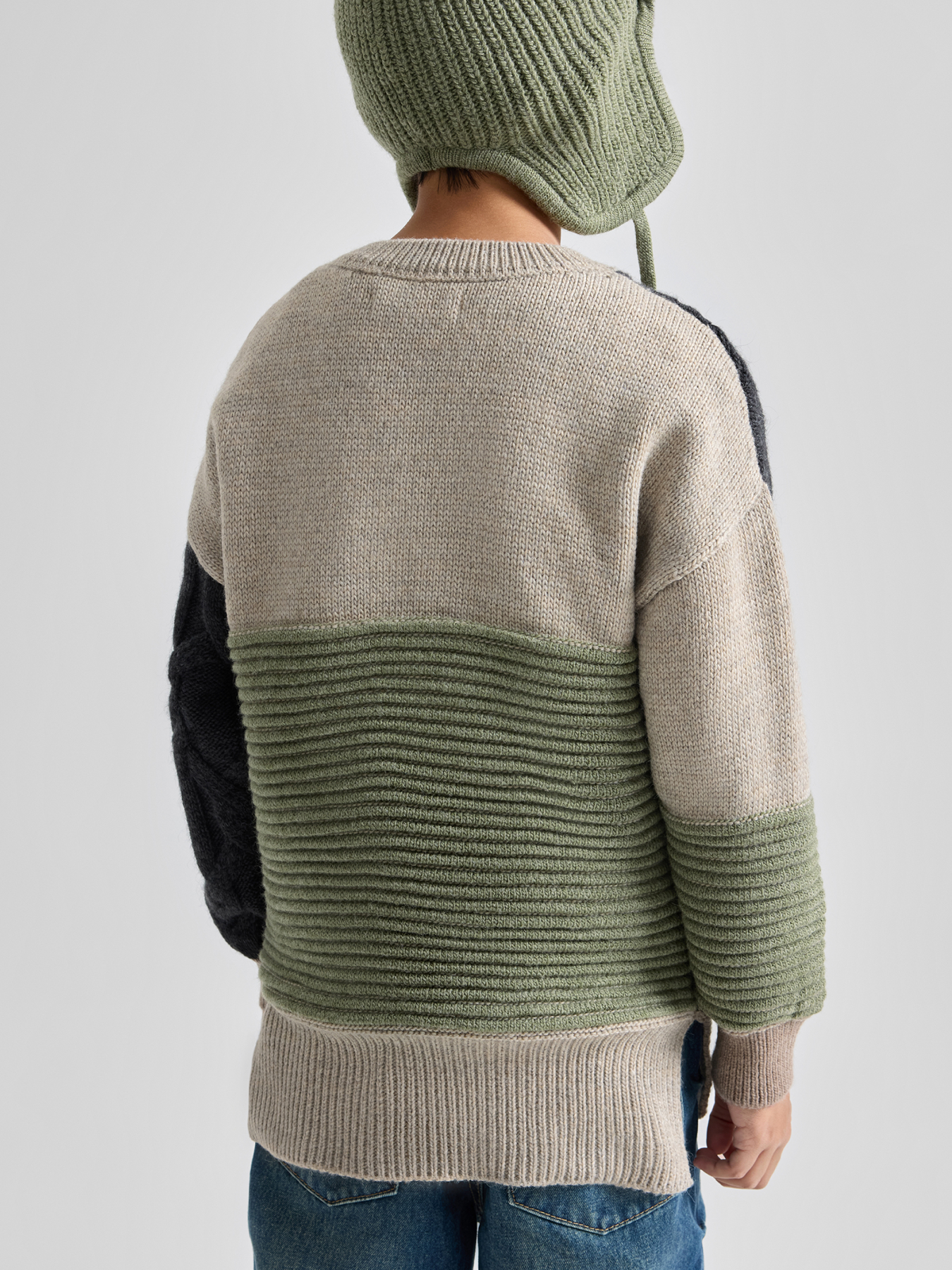 Свитер Happy Baby 88610-1_grey-beige - фото 2