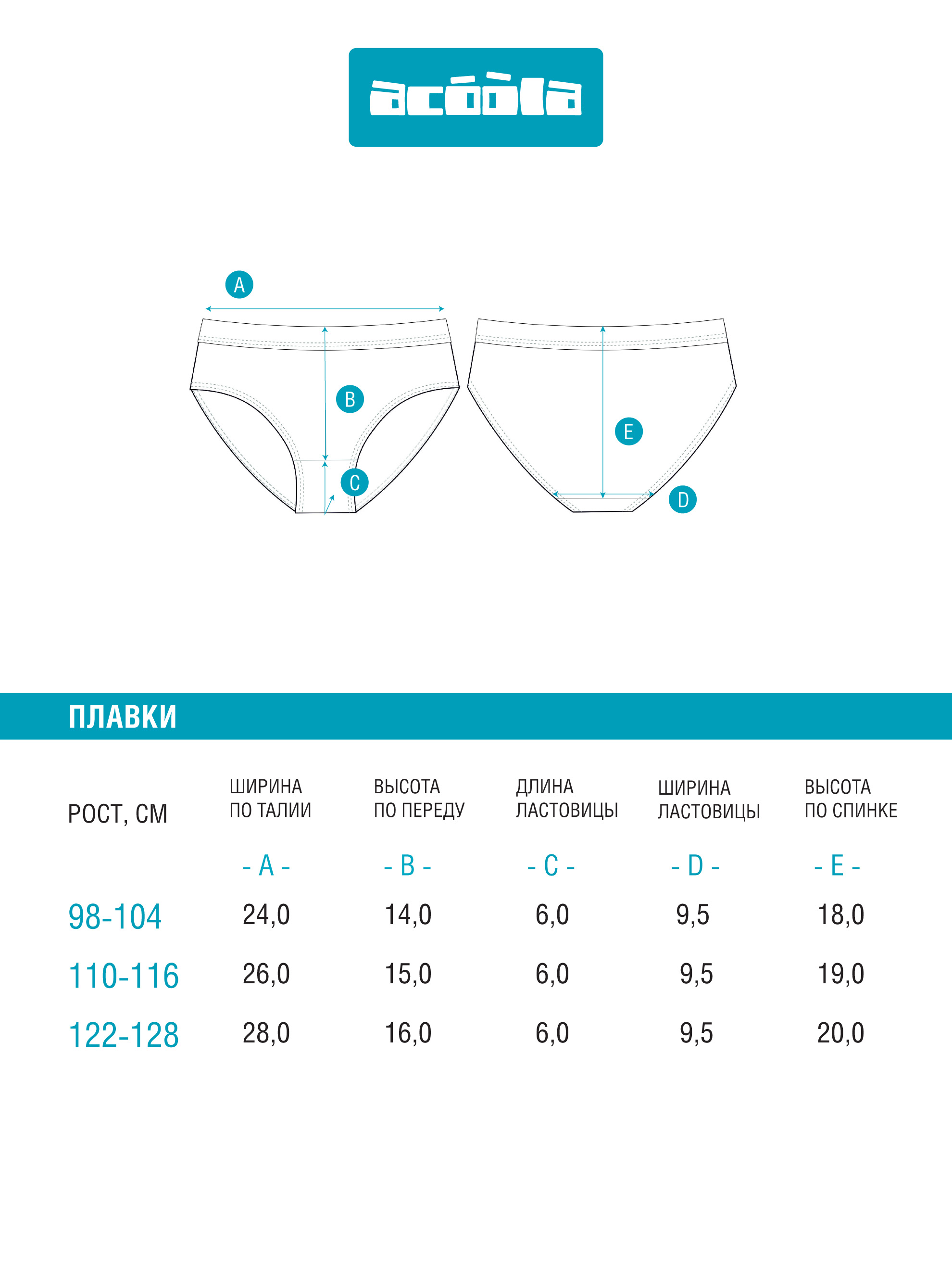 Плавки Acoola 20124740013_0075204 - фото 3